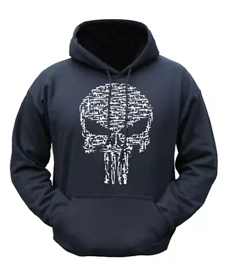 Buy Mens Hoodie Punisher Skulls Army Military Tactical Kangaroo Jumper Sweatshirt • 25.99£
