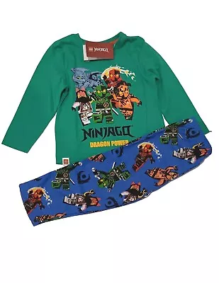Buy Boys Lego Ninjago Dragon Power Pyjamas  Navy /Green 1.5 - 2 Years • 9.99£