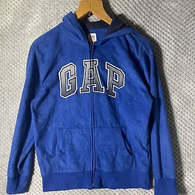 Buy Gap Kids Jacket Size Xxl Childrens Blue Gap Spell Out Full Zip Hooded • 14.99£