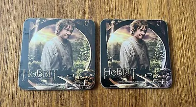 Buy Two The Hobbit Drinks Coaster Bilbo Baggins Lord Of The Rings Film Merch • 2.99£