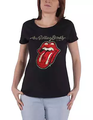 Buy The Rolling Stones Plastered Tongue Skinny Tee • 14.93£
