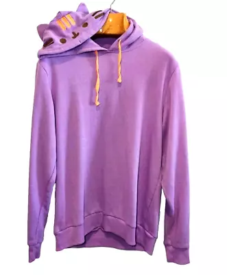 Buy Pusheen Box Exclusive Fall 2019 M Purple Bat Cat Hoodie Pullover Halloween • 23.62£