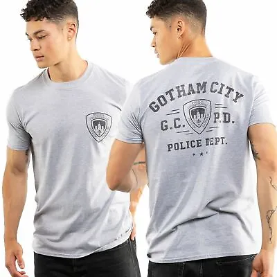 Buy Official DC Comics Mens Gotham City Police Department T-shirt Grey Sizes S - XXL • 13.99£