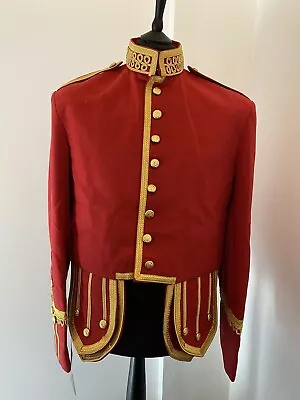 Buy Doublet Tunic Military Piper Drummer Jacket Uk42R Red & Gold 100% Wool Blazer. • 177£