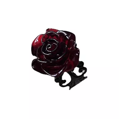 Buy Gothic Red Rose Rings Pagan Vintage Halloween Cool Girl Party Jewelry Rings • 3.44£