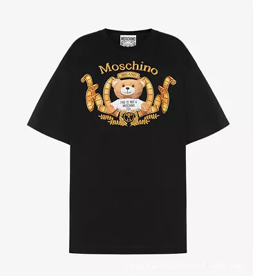Buy MOSCHINO Trendy New Round Neck Pullover Parent Child Bear T-shirt Couple Style • 14.99£