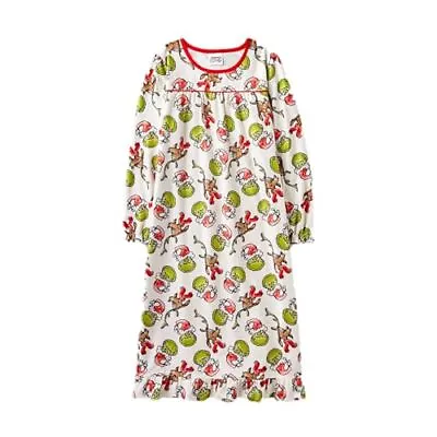 Buy The Grinch Who Stole Christmas Granny Nightgown Pajamas - 6 • 25.11£