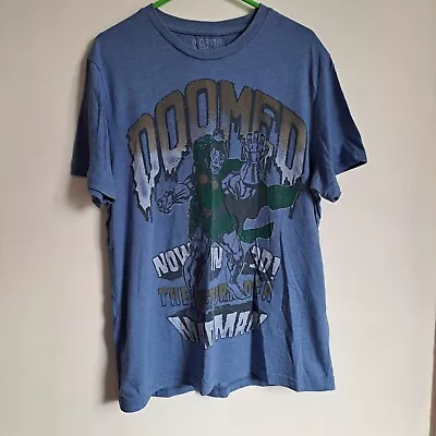 Buy Marvel Comics Dr Doom Fantastic 4 T-shirt Mens Unisex Size Medium Burton VGC • 8.99£