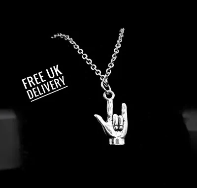 Buy Heavy Metal Jewellery Fist Necklace Alternative Unisex Jewellery. Gift For Punks • 19.97£