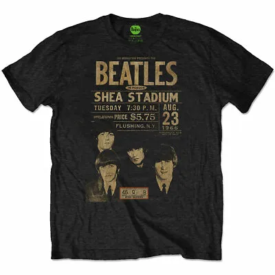 Buy Beatles Shea Stadium '66 Official Merch Eco Recycling T-Shirt - New • 20.93£