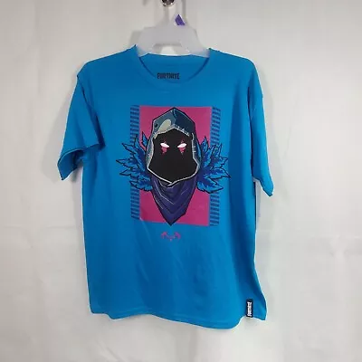 Buy Boys Fortnite Raven T-Shirt Tee Blue Shirt Clothing Gamer Gift Kids X-Large • 24.81£