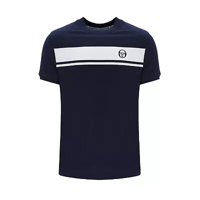 Buy Sergio Tacchini Mens Retro Master Crew Neck T-Shirt • 24.99£