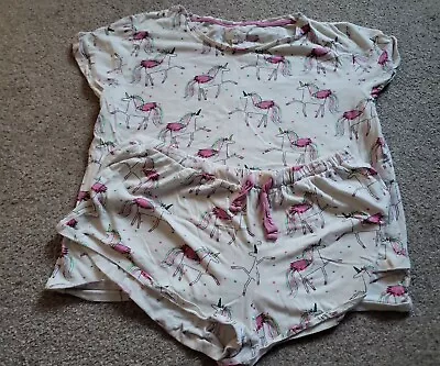 Buy Next Large 16/18 Unicorn Short Pyjamas • 7£
