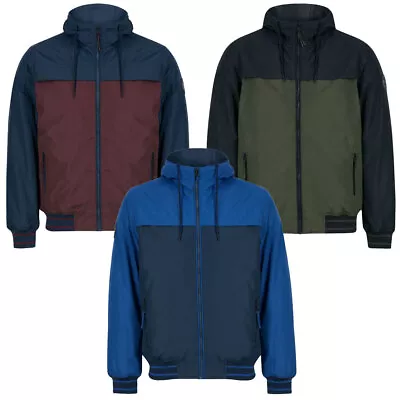 Buy Tokyo Laundry Windbreaker Jacket Men's Hooded Padded Casual Anorak Coat Full Zip • 30.99£