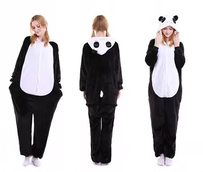 Buy Halloween Panda Onesiee Kigurumi Fancy Dress Costume Pajamas Sleep Wear Suit • 13.99£