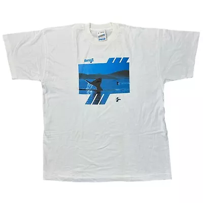 Buy Vintage Single Stitch T-Shirt Whales Graphic Print Y2K Retro White Mens XL • 24.99£