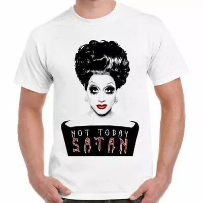 Buy Not Today Satan T-SHIRT  Bianca Del Rio Pride LGBT RAINBOW  Drag Retro TEE • 6.99£