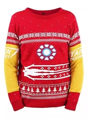 Buy 3XL (UK) Iron Man The Avengers Ugly Christmas Jumper / Sweater Numskull Marvel • 33.99£