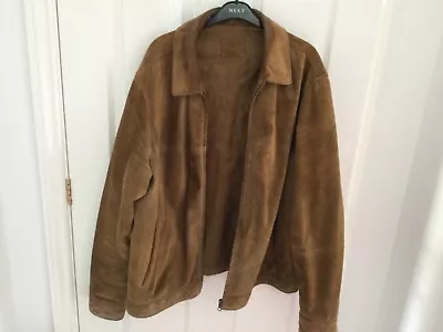 Buy Mens’ Marks And Spencer Light Brown Suede Jacket Size Large - Used • 19.99£