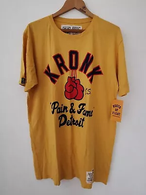 Buy BNWT Roots Of Fight Kronk'Pain & Fame' Detroit Print T-Shirt Size XXL XL * NEW • 95£