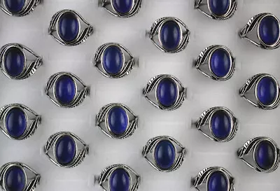 Buy 50pcs Wholesale Lots Lady's Fashion Jewellery Oval Change Color Mood Rings • 23.74£