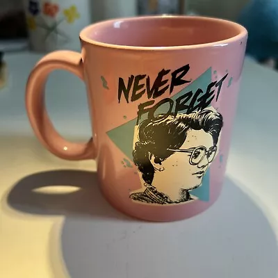 Buy Stranger Things Netflix Official Barb Merch Never Forget Pink Mug Tea Coffee Cup • 14.17£