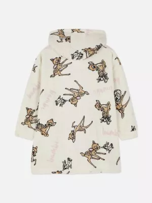 Buy Disney's Bambi Snuddie Oodie Hoodie Fleece Oversize Cream Kid's Size's - BNWT • 11.99£