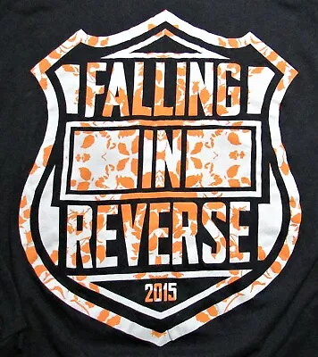Buy 👀 2015 ✌ FALLING IN REVERSE ✌ Long Sleeve Shirt Sz. MED. Ex Cond! 👀 • 12.54£