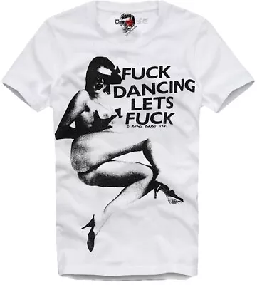 Buy E1SYNDICATE T-SHIRT Worn By Axl Rose FÙCK DANCING LET'S FÙCK GUNS AND ROSES 5291 • 22.78£