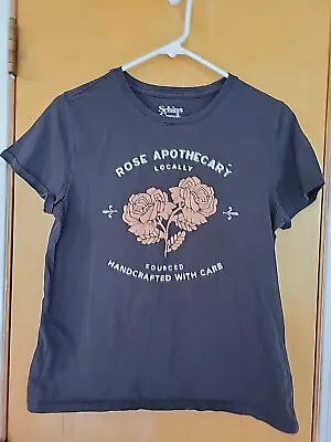 Buy Schitts Creek Women’s Rose Apothecary T-Shirt. Small. Dark Gray. • 6.56£