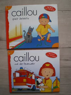Buy Caillou Und Die Feuerwehr + Caillou Spielt Detektiv / Kinderbücher Zur TV Serie • 10.36£