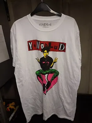 Buy Yungblud 2019 Tour T-Shirt White Short Sleeve  Size Large Official Adults Cotton • 10£