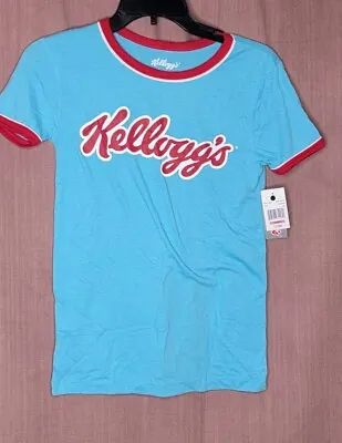 Buy Kellogg's Cereal Logo Shirt Women's Juniors Size XLarge NWT Official Licensed • 4.72£