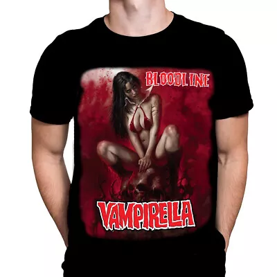 Buy BLOODLINE VAMPIRELLA - Horror Comic Art - T-Shirt  - Horror  / Erotic Fantasy • 19.95£