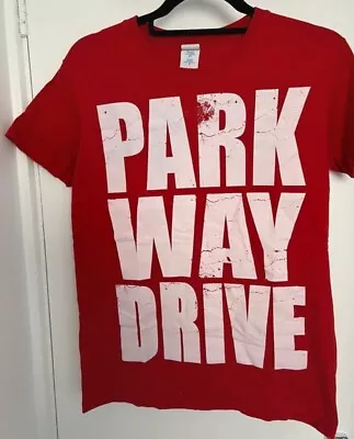 Buy Parkway Drive T Shirt Rock Metal Metalcore Band Merch Tee Size Small Red • 14.30£