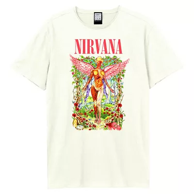 Buy Amplified Unisex Adult In Utero Wilderness Nirvana T-Shirt GD1745 • 31.59£