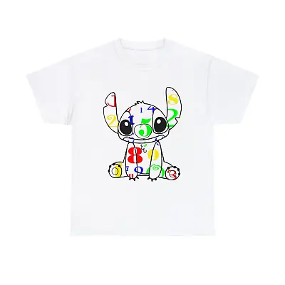 Buy Lilo And Stitch Funny Number Day  T-Shirt Pi Day Maths Day Funny Unisex Tee Top • 11.99£