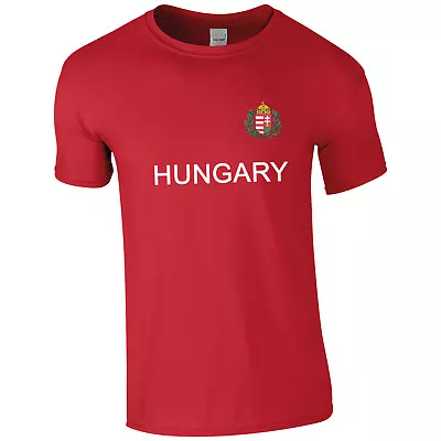 Buy Hungary Euro  T Shirt Football Your Country T Shirt & Cap Pristine Finish • 17.99£