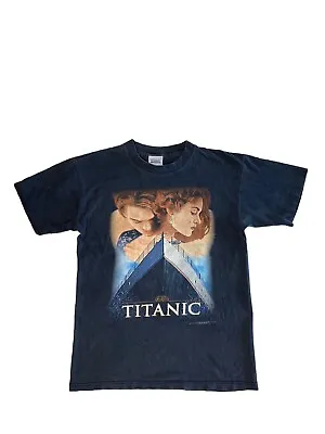 Buy Titanic Movie Promo T-Shirt 90s 1998 Stanley Desantis Size Medium Top Vintage • 126.41£