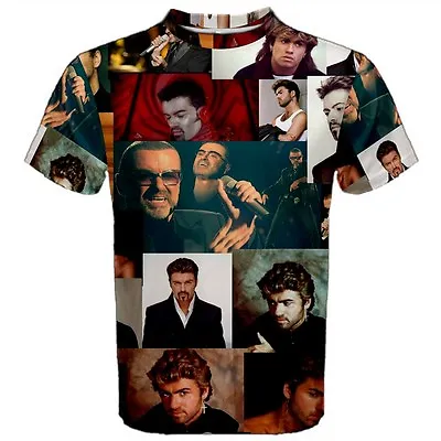 Buy George Michael Faces Paparazzi T-Shirt Tees Music Wham GEM1 • 20.78£