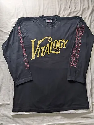 Buy Vintage 90s Pearl Jam Vitalogy T Shirt Longsleeve • 300£