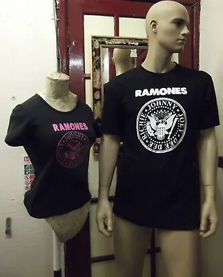 Buy Ramones Band Tshirts Joblot Y2k Vintage Xlg & Small Size 6-8 Men Women Teenager • 45£
