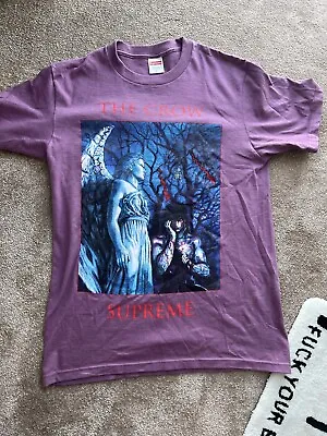 Buy The Crow Supreme Purple Tshirt - Small - Used (very Good Condition) • 50£