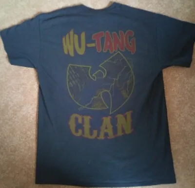 Buy Wu Tang Clan T Shirt Vintage Bootleg Size L Gildan Rza Wutang Rap Hiphop • 28.99£