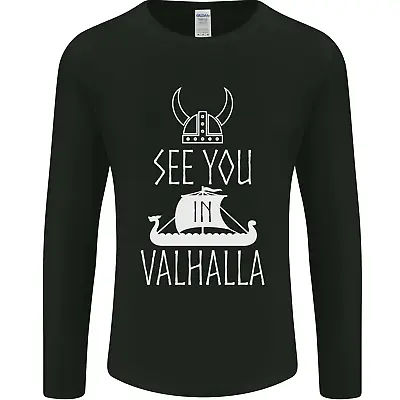 Buy See You In Valhalla The Vikings Norse Odin Mens Long Sleeve T-Shirt • 11.99£