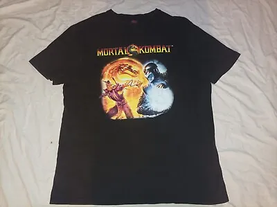Buy Official Brown Mortal Kombat T-shirt Size Large  • 12.99£