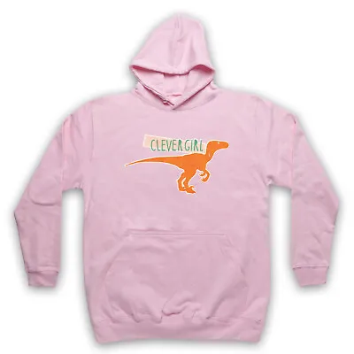 Buy Clever Girl Velociraptor Unofficial Jurassic Park Quote Adults Unisex Hoodie • 25.99£