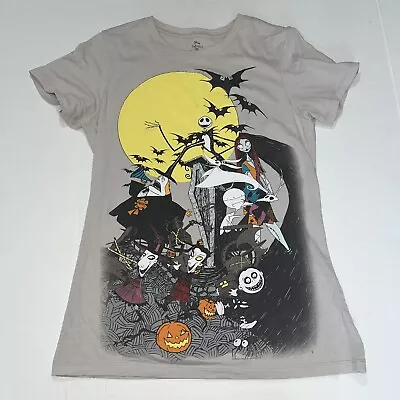 Buy Disney Tim Burton Large The Nightmare Before Christmas Jack Sally Zero T-Shirt • 6.73£