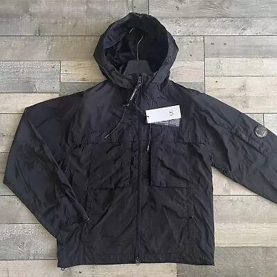 Buy CP Company Chrome-R Hooded Jacket In Black • 370£