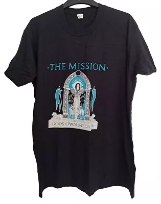 Buy Vintage Official The Mission Uk 'gods Own Medicine' T Shirt Size Xl • 19.50£